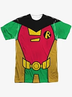 DC Comics Teen Titans Go! Robin Costume Sublimated T-Shirt