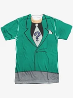 DC Comics Batman The Animated Series Riddler Costume Sublimated T-Shirt