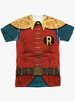 DC Comics Batman Classic TV Series Retro Robin Costume Print T-Shirt