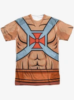 Masters Of The Universe Action Cartoon He-Man Costume Print T-Shirt