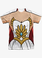 Masters Of The Universe She-Ra Costume Sublimated T-Shirt