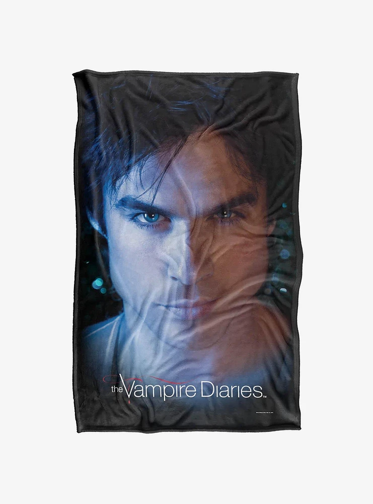 The Vampire Diaries Damon Eyes 36x58" Throw Blanket