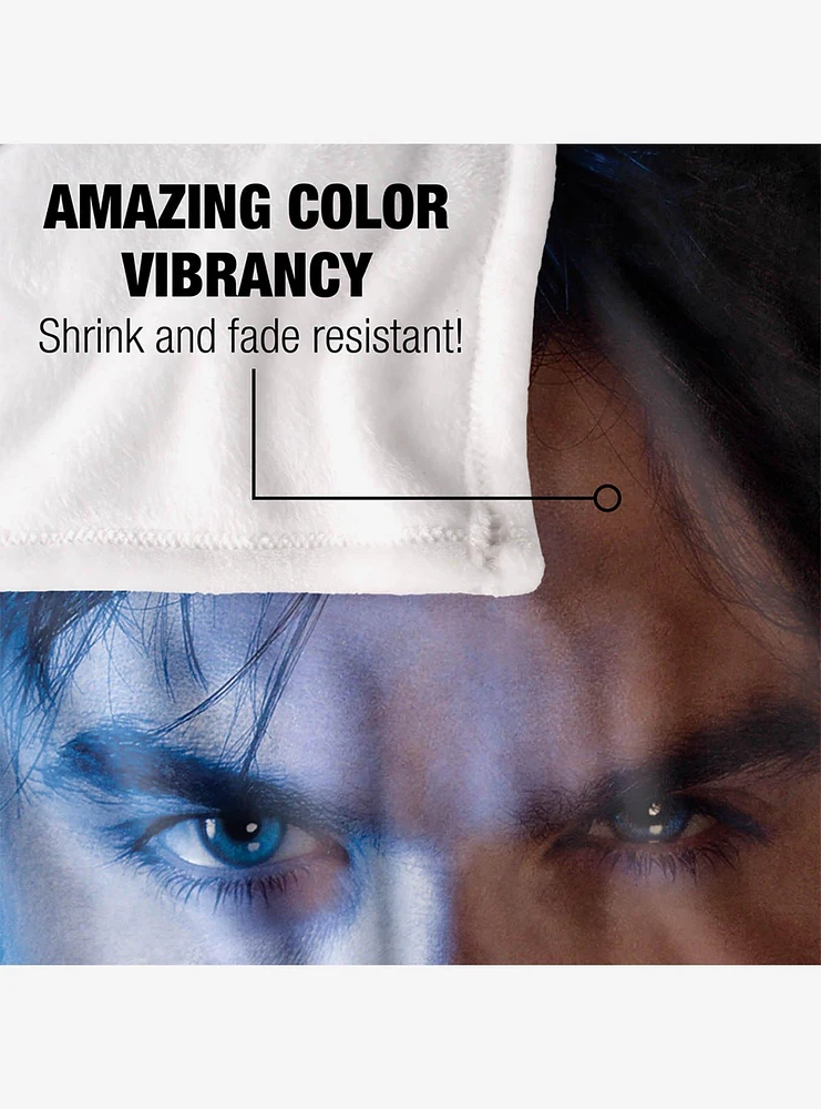 The Vampire Diaries Damon Eyes 36x58" Throw Blanket