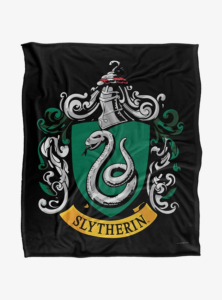 Harry Potter Slytherin Crest 50x60" Throw Blanket