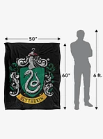 Harry Potter Slytherin Crest 50x60" Throw Blanket