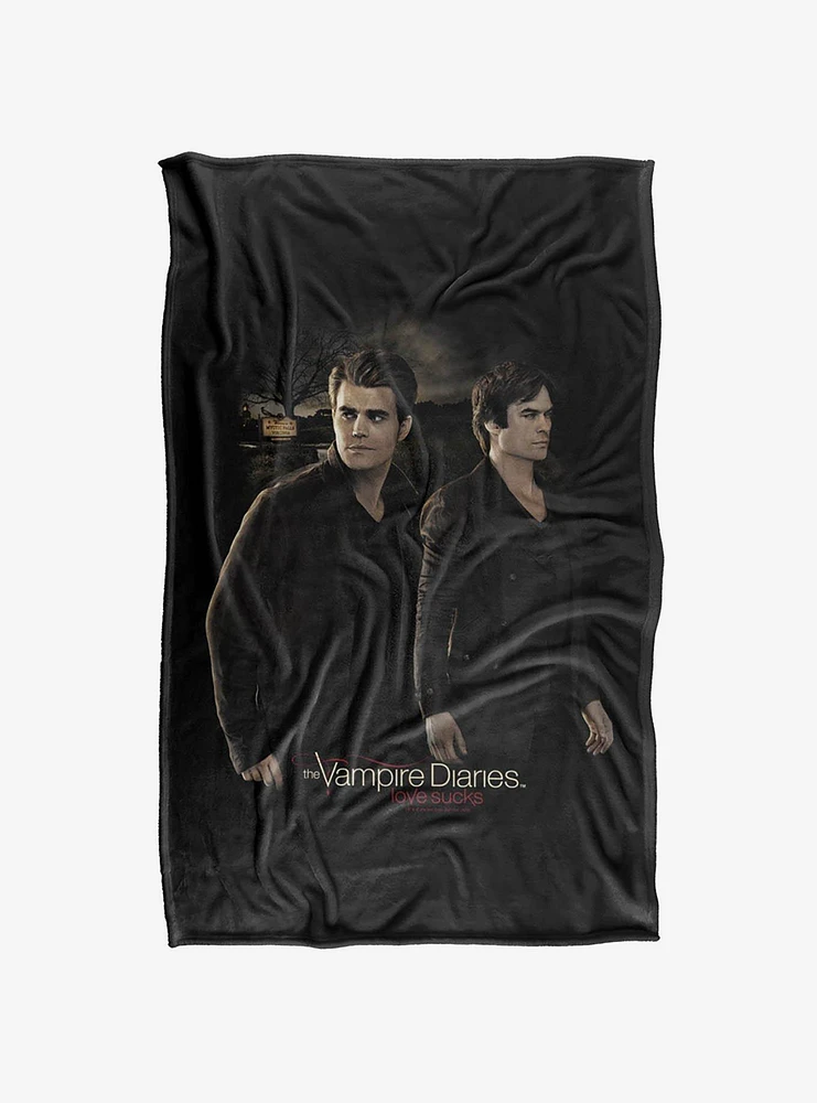 The Vampire Diaries Brothers 36x58" Throw Blanket