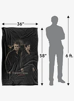 The Vampire Diaries Brothers 36x58" Throw Blanket