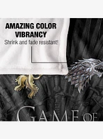 Game of Thrones Chrome House Sigils 36x58" Throw Blanket