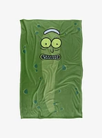 Rick and Morty Pickle Rick 36x58" Throw Blanket