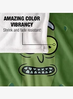 Rick and Morty Pickle Rick 36x58" Throw Blanket