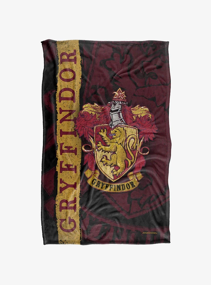 Harry Potter Gryffindor House Crest 36x58" Throw Blanket