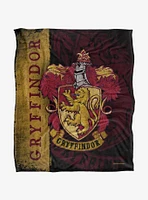 Harry Potter Gryffindor House Crest 50x60" Throw Blanket