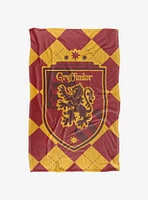 Harry Potter Gryffindor Plaid Sigil 36x58" Throw Blanket