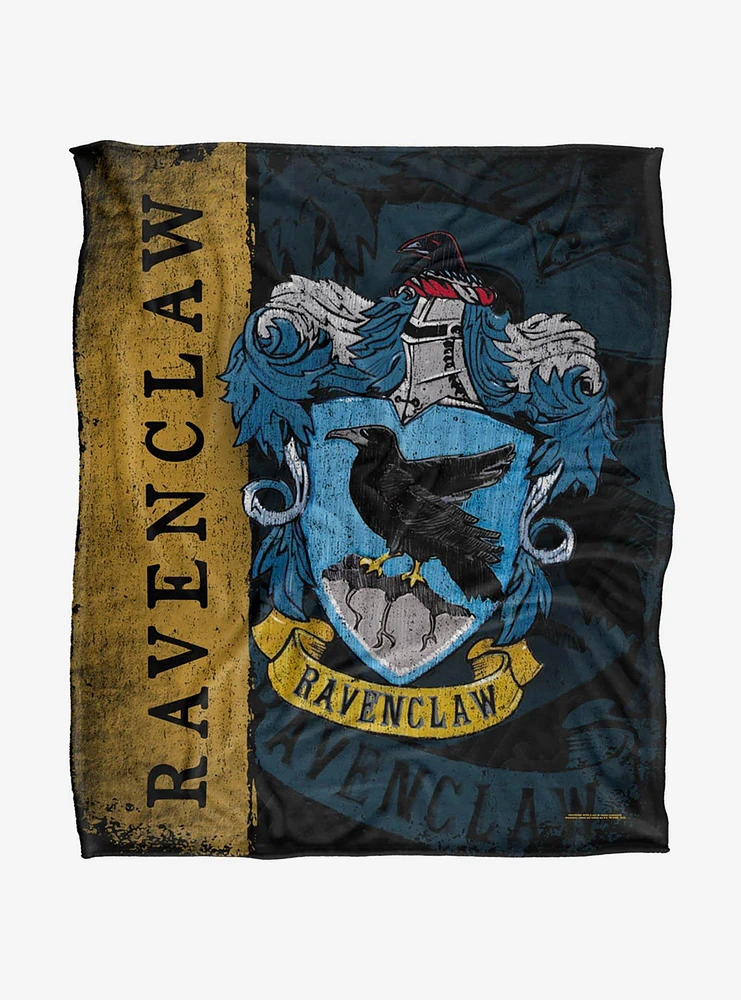 Harry Potter Ravenclaw House Crest 50x60" Throw Blanket