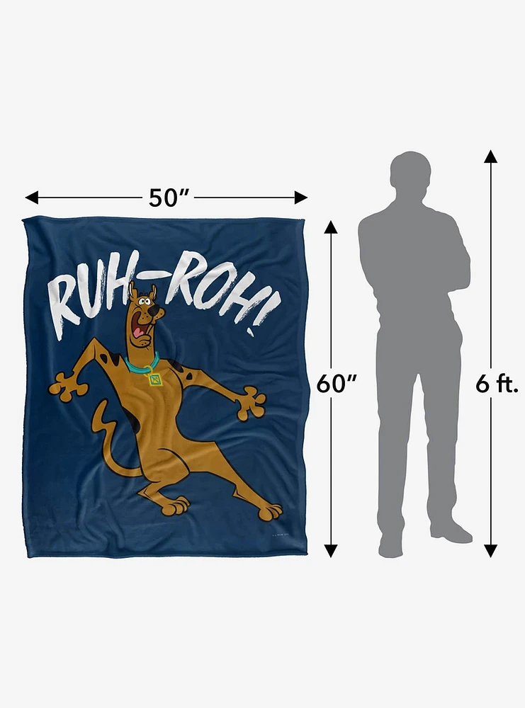 Scooby-Doo! Ruh Roh 50x60" Throw Blanket