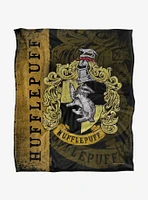 Harry Potter Hufflepuff House Crest 50x60" Throw Blanket