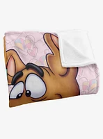 Scooby-Doo! Butterfly 50x60" Throw Blanket