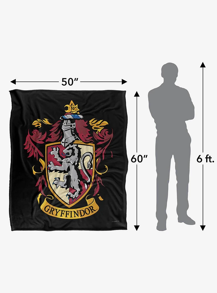 Harry Potter Gryffindor Crest 50x60" Throw Blanket