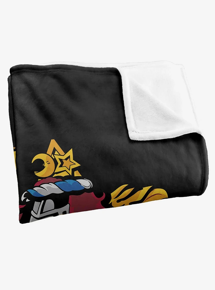 Harry Potter Gryffindor Crest Black 36x58" Throw Blanket