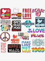 Woodstock 100ct Vinyl Stickers Variety Pack