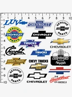 Chevrolet Branding 100ct Vinyl Stickers Variety Pack