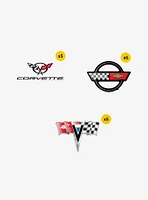 Chevrolet Corvette 100ct Vinyl Stickers Variety Pack