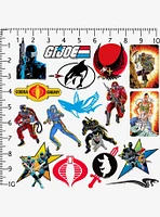 G.I. Joe Retro 100ct Vinyl Stickers Variety Pack