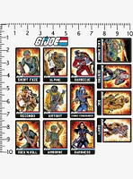 G.I. Joe Retro Card 100ct Vinyl Stickers Variety Pack