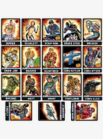 G.I. Joe Retro Card 100ct Vinyl Stickers Variety Pack