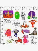 Jim Henson Signature Collection 100ct Vinyl Stickers Variety Pack