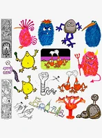 Jim Henson Signature Collection 100ct Vinyl Stickers Variety Pack