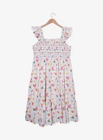 Disney Mickey Mouse Gingham Fruits Allover Print Plus Tank Dress - BoxLunch Exclusive