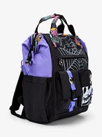 Disney The Nightmare Before Christmas Spiderweb Multi-Pocket Backpack With Jack Skellington Plush — BoxLunch Exclusive