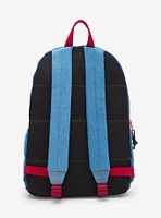 Nintendo Super Mario Bros. Icons Denim Multi-Pocket Backpack — BoxLunch Exclusive