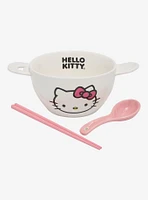 Sanrio Hello Kitty Portrait Ramen Bowl with Spoon & Chopsticks