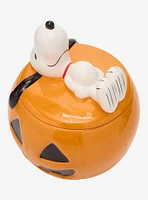 Peanuts Snoopy Jack-o-Lantern Cookie Jar — BoxLunch Exclusive