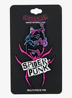 Marvel Spider-Man: Across the Spider-Verse Spider-Punk Multi-Piece Enamel Pin Set - BoxLunch Exclusive