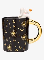 Disney The Nightmare Before Christmas Zero Black and Gold Critter Mug — BoxLunch Exclusive