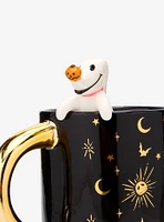 Disney The Nightmare Before Christmas Zero Black and Gold Critter Mug — BoxLunch Exclusive