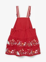 Disney Winnie the Pooh Strawberry Denim Toddler Overall Dress — BoxLunch Exclusive