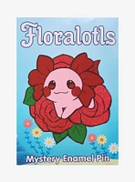 Axolotl Floral Blind Bag Glitter Enamel Pin — BoxLunch Exclusive