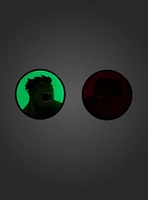 Marvel Red & Green Hulk Glow-in-the-Dark Enamel Pin Set