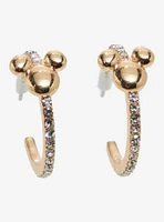 Our Universe Disney Mickey Mouse Rhinestone Hoop Earrings — BoxLunch Exclusive