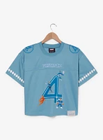 Marvel The Fantastic Four: First Steps Sue Storm Women's Cropped Football Jersey - BoxLunch Exclusive
