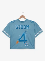 Marvel The Fantastic Four: First Steps Sue Storm Women's Plus Cropped Football Jersey - BoxLunch Exclusive