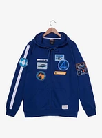 Marvel The Fantastic Four: First Steps Icon Patches Hoodie - BoxLunch Exclusive