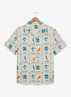 Marvel Fantastic Four: First Steps Characters Allover Print Woven Button-Up - BoxLunch Exclusive