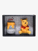 Disney Winnie the Pooh Honey Pot & Pooh Bear Figural Salt & Pepper Shaker Set
