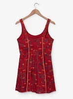 Disney Pixar Cars Lightning McQueen Icons Allover Print Active Dress - BoxLunch Exclusive