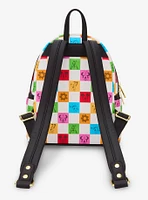 Loungefly Disney Mickey and Friends Checkered Colorful Mini Backpack — BoxLunch Exclusive
